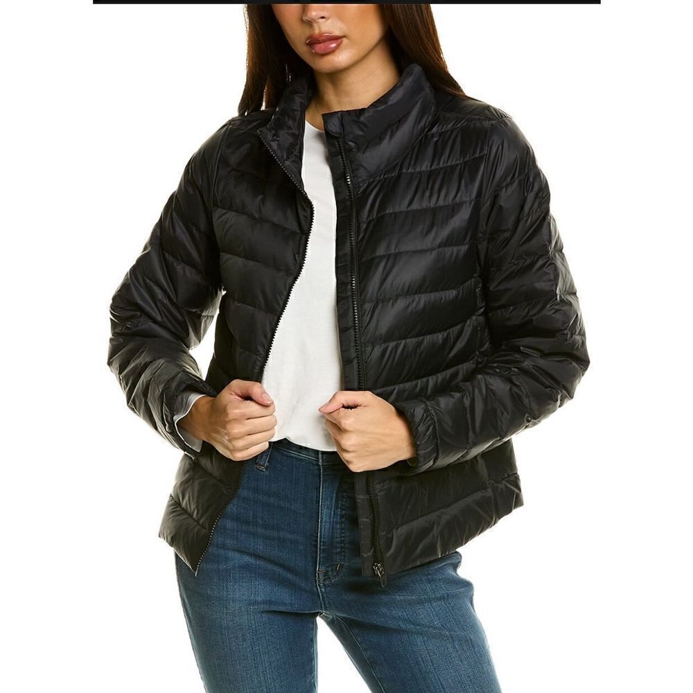 Sweaty Betty Pathfinder Down Packable Jacket in Black with Beltbag NWT Size Medi